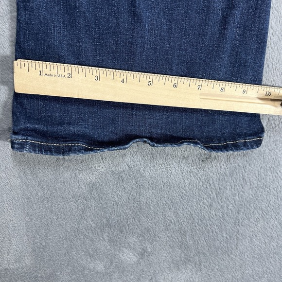 Lucky Brand Jeans Womens 30 Blue Stevie Flare High Rise Dark Wash Stretch Denim - Picture 9 of 11